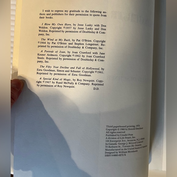 The Films of Spencer Tracy by Donald Deschner. 1974 Printing. - Picture 2 of 4